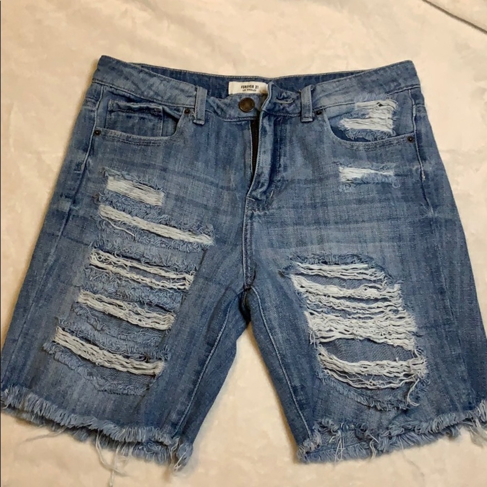 Forever 21 Distressed Jeans